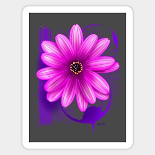 Spring Pink Daisy Magnet